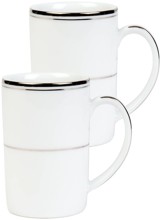 DANKOTUWA, world-class tableware دانكوتوا، أدوات مائدة عالمية المستوى، أكواب قهوة/شاي فاخرة مصنوعة من البورسلين النقي والبلاتين. مقاومة للخدش، خفيفة الوزن. مناسبة للمنزل والمكتب وكهدية، سعة 250 مل (طقم من قطعتين). - Image 1